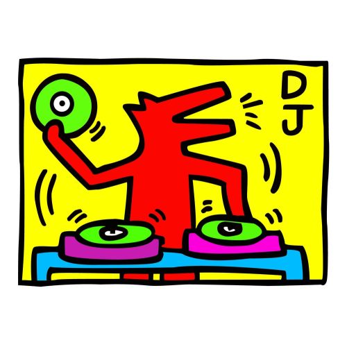 Keith Haring, Dj