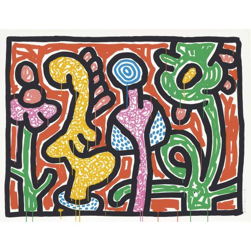 Keith Haring, Çiçekler Iv