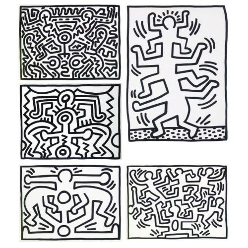Keith Haring, Büyüyen, İlk Durum