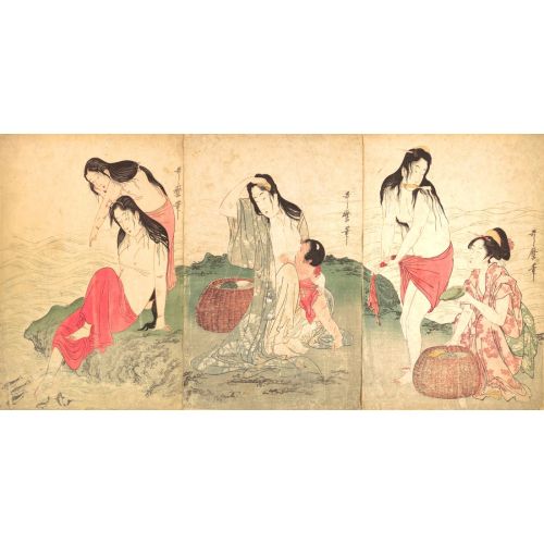 Kitagawa Utamaro, Awabi Balıkçıları Kitagawa Utamaro, Awabi Balıkçıları