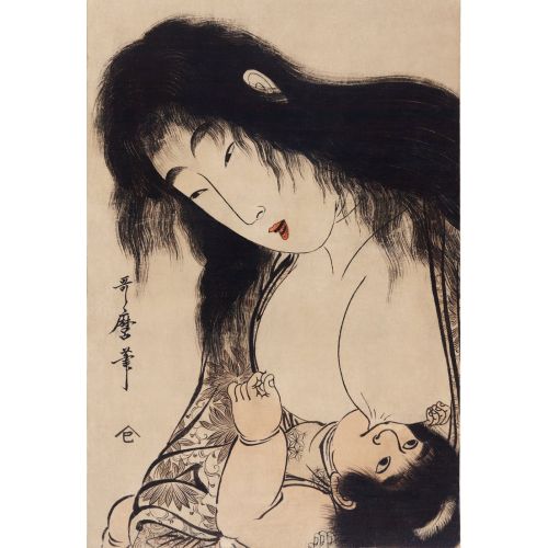 Kitawaga Utamaro, Breastfeeding Mother Kitawaga Utamaro, Breastfeeding Mother