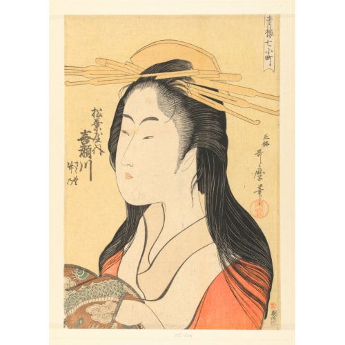 Kitagawa Utamaro, Busteportret Van De Courtisane Kisegawa Uit Het Matsubaya Huis Kitagawa Utamaro, Busteportret Van De Courtisane Kisegawa Uit Het Matsubaya Huis