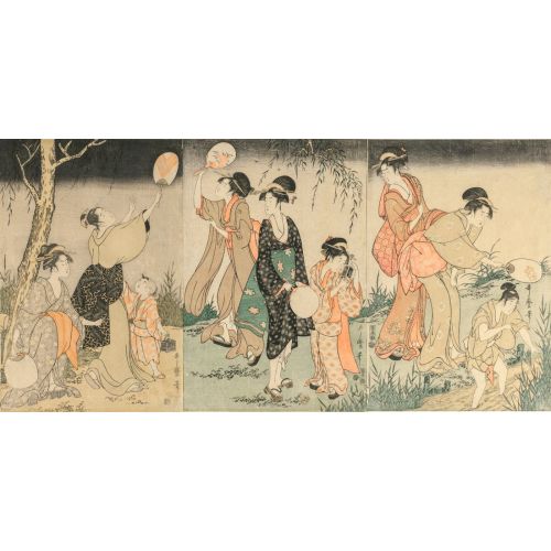 Kitagawa Utamaro, Ateşböceklerini Yakalamak Kitagawa Utamaro, Ateşböceklerini Yakalamak