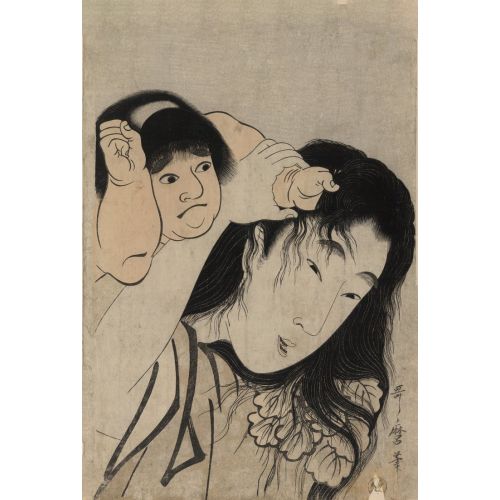 Kitagawa Utamaro, Yamauba No Kami O Tsukamu Kintaro Kitagawa Utamaro, Yamauba No Kami O Tsukamu Kintaro