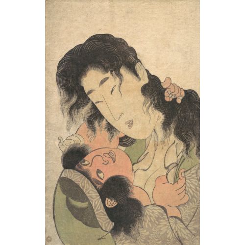 Kitagawa Utamaro, Yamauba Playing With The Young Kintoki Kitagawa Utamaro, Yamauba Playing With The Young Kintoki