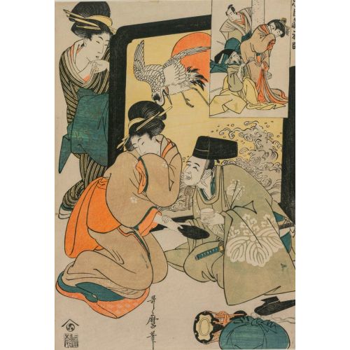 Kitagawa Utamaro, Chushingura Act I Sadakat Deposu Kitagawa Utamaro, Chushingura Act I Sadakat Deposu
