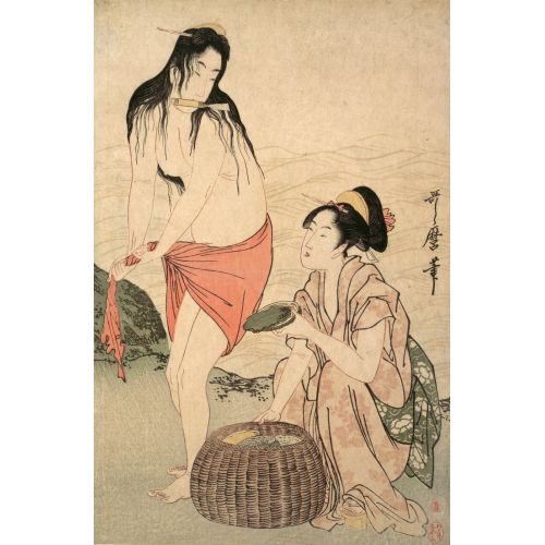 Kitagawa Utamaro, Abalone Fisher Girl With An Octopus Kitagawa Utamaro, Abalone Fisher Girl With An Octopus