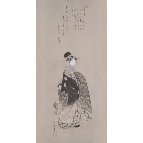 Kitagawa Utamaro, Alayda Fahişe Kitagawa Utamaro, Alayda Fahişe