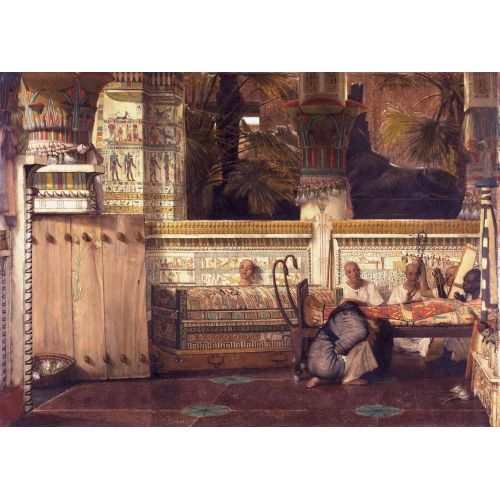 The Egyptian Widow, Lawrence Alma-Tadema The Egyptian Widow, Lawrence Alma-Tadema
