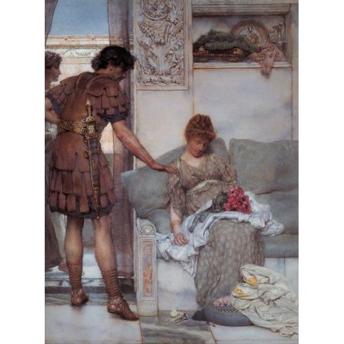 A Silent Greeting, Lawrence Alma-Tadema