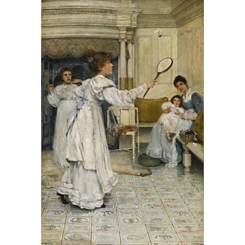 Battledore And Shuttlecock, Lawrence Alma-Tadema