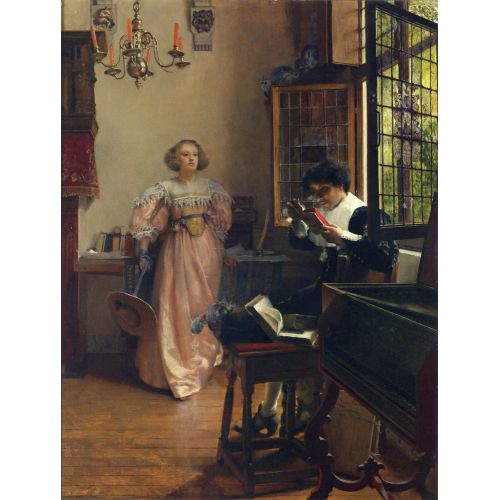 The Persistent Reader, Lawrence Alma-Tadema The Persistent Reader, Lawrence Alma-Tadema