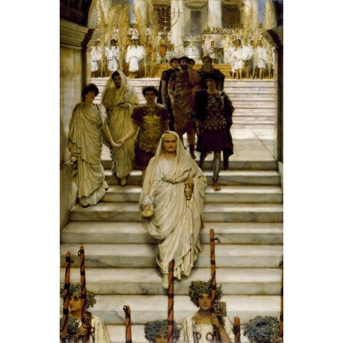 The Triumph Of Titus: The Flavians, Lawrence Alma-Tadema The Triumph Of Titus: The Flavians, Lawrence Alma-Tadema