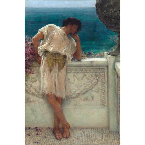 Şair Gallus Hayal Kurarken, Düşü, Lawrence Alma-Tadema Şair Gallus Hayal Kurarken, Düşü, Lawrence Alma-Tadema