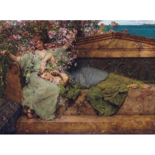 Bir Gül Bahçesinde, Lawrence Alma-Tadema