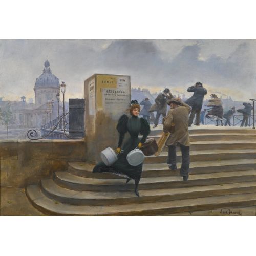 Leon Bonnat, Modiste Sur Le Pont Des Arts