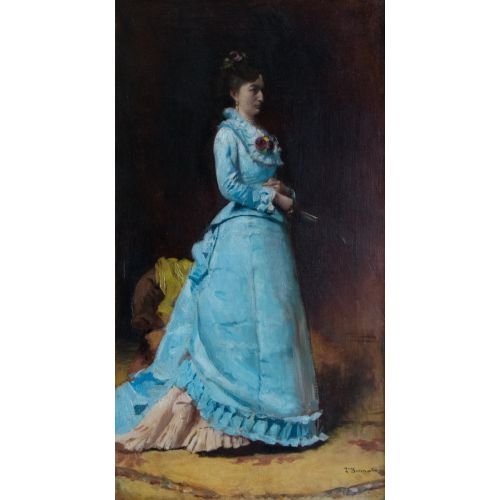 Leon Bonnat, Portrait De Femme