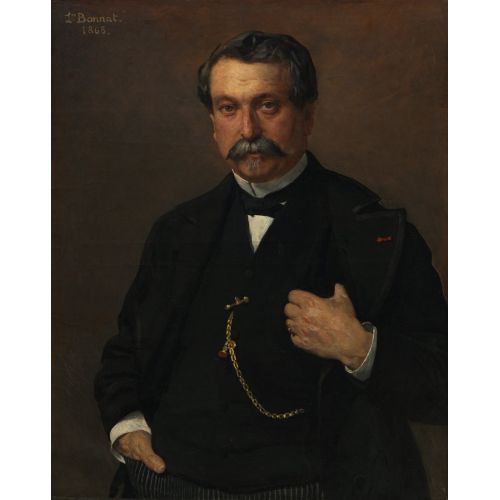 Leon Bonnat, Portrait Of A Man