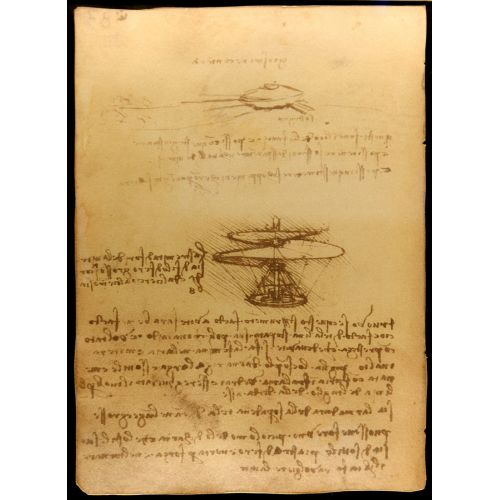 Hava Vidası, Leonardo Da Vinci