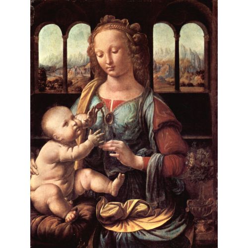 Madonna Of The Carnation, Leonardo Da Vinci