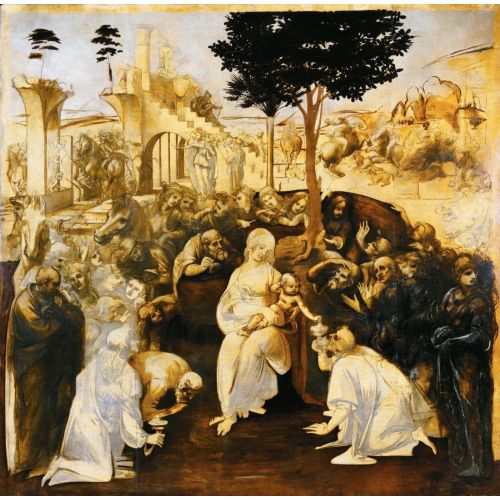 Leonardo Da Vinci, Adoration Of The Magi