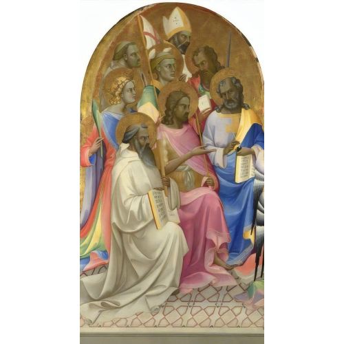 Lorenzo Monaco, Tapınan Azizler, Sol Ana Sıra Paneli Lorenzo Monaco, Tapınan Azizler, Sol Ana Sıra Paneli Gotik Sanat Akımları