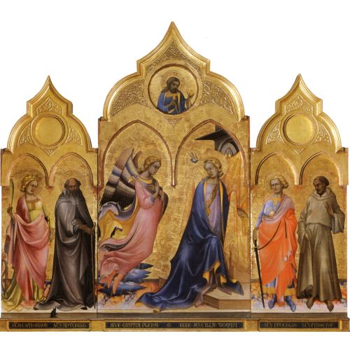 Lorenzo Monaco, Müjde Triptiği Lorenzo Monaco, Müjde Triptiği Gotik Sanat Akımları