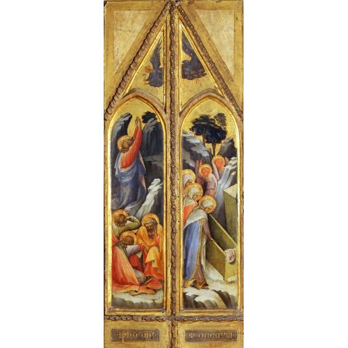 Lorenzo Monaco, Christus Am Olberg Und Die Marien Am Grabe Lorenzo Monaco, Christus Am Olberg Und Die Marien Am Grabe Gothic Art Movements