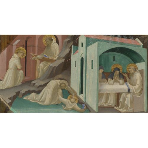 Lorenzo Monaco, Aziz Benedict'in Hayatından Olaylar Lorenzo Monaco, Aziz Benedict'in Hayatından Olaylar Gotik Sanat Akımları