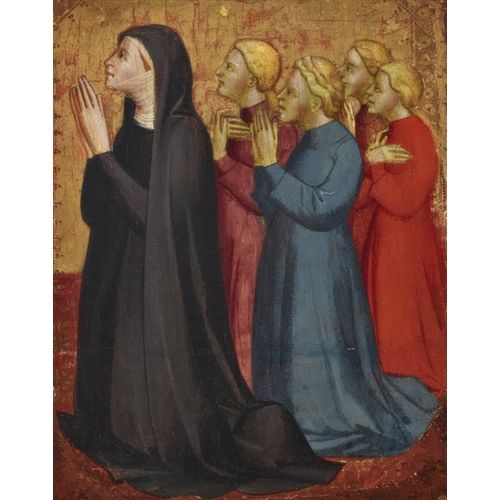 Lorenzo Monaco, Piera degli Albizzi ve Kızları Lorenzo Monaco, Piera degli Albizzi ve Kızları Gotik Sanat Akımları