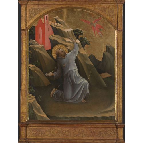 Lorenzo Monaco, Aziz Francis'in Stigmata'yı Alışı Lorenzo Monaco, Aziz Francis'in Stigmata'yı Alışı Gotik Sanat Akımları