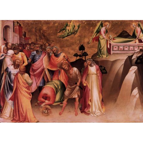 Lorenzo Monaco, İskenderiyeli Aziz Catherine'in Başının Kesilmesi Lorenzo Monaco, İskenderiyeli Aziz Catherine'in Başının Kesilmesi Gotik Sanat Akımları