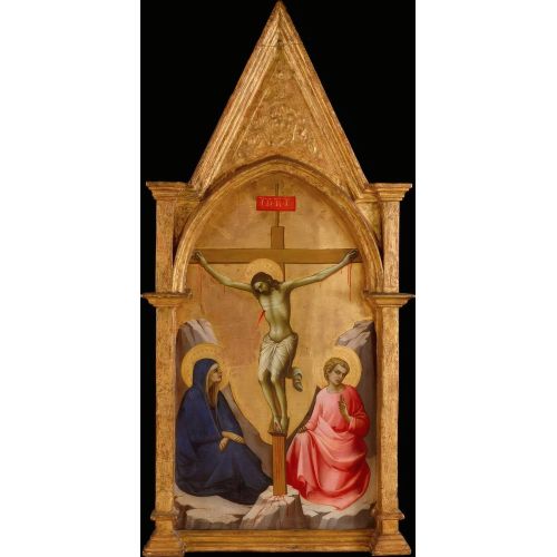 Lorenzo Monaco, Meryem ve Müjdeci Aziz Yuhanna Arasında Çarmıhtaki İsa Lorenzo Monaco, Meryem ve Müjdeci Aziz Yuhanna Arasında Çarmıhtaki İsa Gotik Sanat Akımları