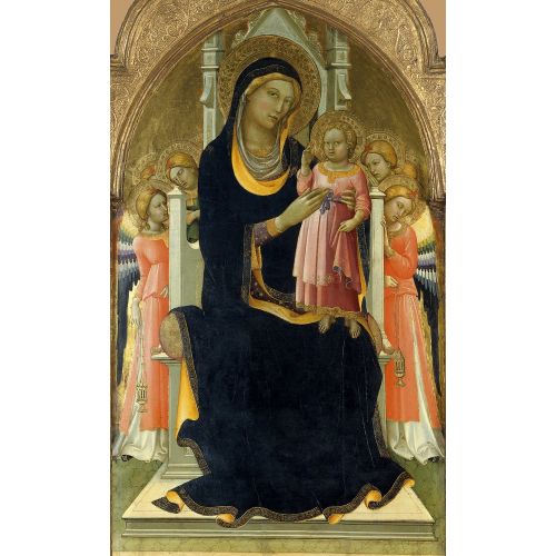 Lorenzo Monaco, Altı Melek ile Tahtta Meryem ve Çocuk İsa Lorenzo Monaco, Altı Melek ile Tahtta Meryem ve Çocuk İsa Gotik Sanat Akımları