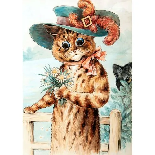 Louis Wain, Flowers For The Duchess Art Nouveau Louis Wain, Flowers for the Duchess Art Nouveau Art Movements Louis Wain, Flowers for the Duchess, Art Nouveau, can be purchased