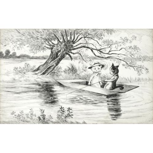 Louis Wain, Balığa Gitmek