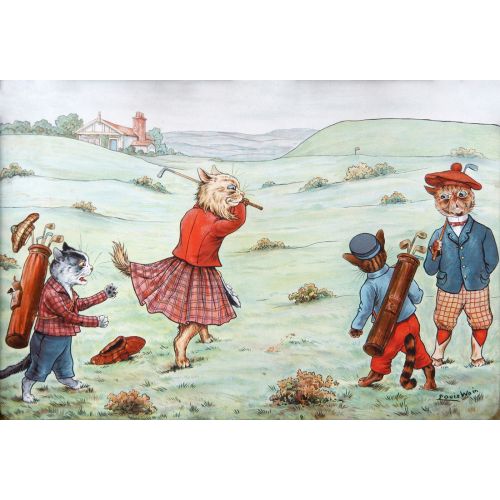Louis Wain, Kediler Golf Oynuyor