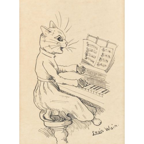 Louis Wain, Ive Got Rhythm Art Nouveau Art Movements Louis Wain, Ive Got Rhythm, Art Nouveau, can be purchased or downloaded as