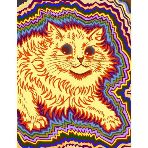 Louis Wain, Kaleydoskop Kedi 9