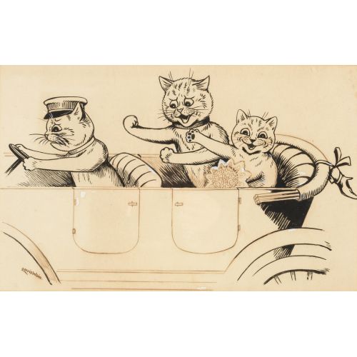 Louis Wain, Balayına Çıkıyor