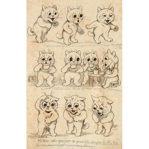 Louis Wain, Ah Şeker Koymayı Unutmuşuz, Hiçbir Şey Demedik Louis Wain, Ah Şeker Koymayı Unutmuşuz, Hiçbir Şey Demedik