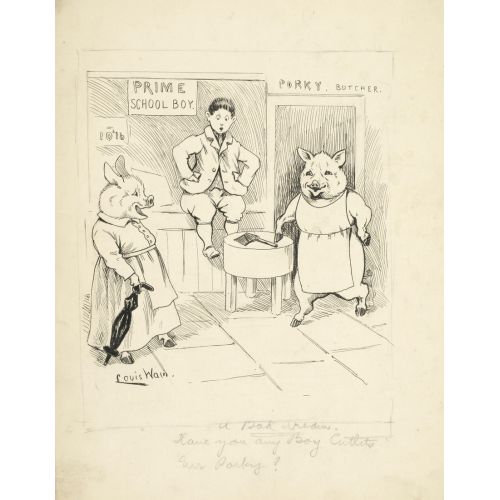 Louis Wain, İlkokul Çocuğu