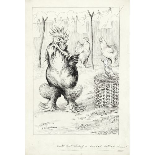 Louis Wain, Horoz Ve Tavuklar