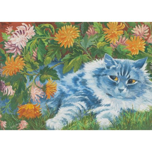 Louis Wain, Amongst The Chrysanthemums Art Nouveau Louis Wain, Amongst the Chrysanthemums Art Nouveau Art Movements Louis Wain, Amongst the Chrysanthemums, Art Nouveau, can be
