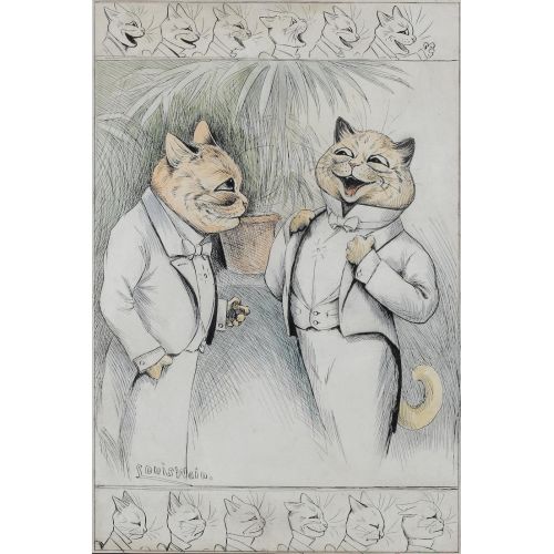 Louis Wain, Akşam Yemeği Sonrası Şaka Louis Wain, Akşam Yemeği Sonrası Şaka