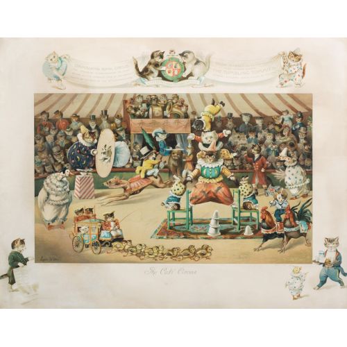 Louis Wain, Kedilerin Sirki