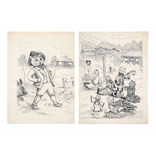 Louis Wain, Çiftçi Ve Japon Geishaları