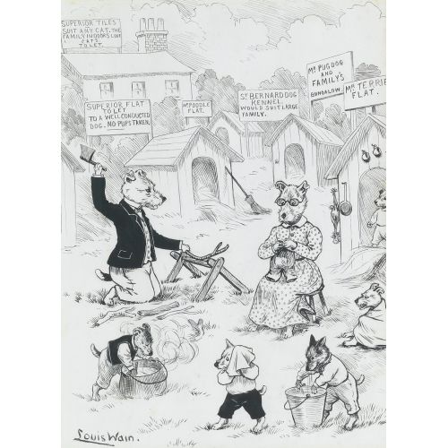 Louis Wain, Dogville'in Mutlu Ailesi