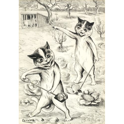 Louis Wain, Domuz Tavuk Kümesinde