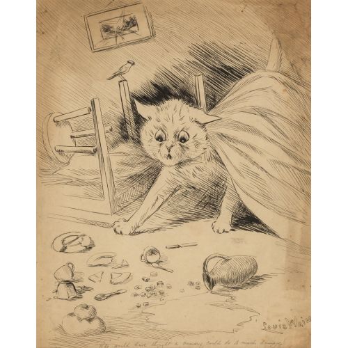 Louis Wain, Bir Kanarya Böyle Zarar Verebileceğini Kim Düşünebilirdi!
